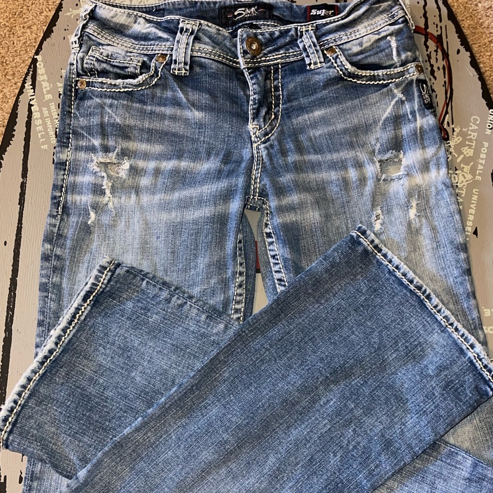Silver suki jeans